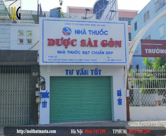 Thiết kế hiệu thuốc tây - chị bích